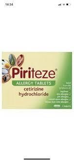 Piriteze Allergy Tablets 7 Pack