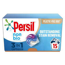 Persil Non Bio Laundry Washing Capsules 15 Washes
