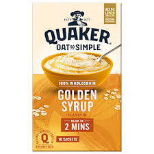 Quaker Oat So Simple Golden Syrup Porridge 162g