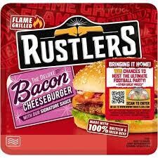 Rustlers The Deluxe Bacon Cheeseburger 191g