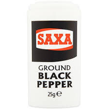 Saxa Ground Black Pepper 25g