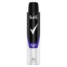 Sure Men Anti-Perspirant Aerosol Active Dry 200ml