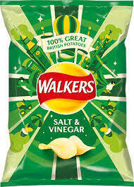 Walkers Salt &amp; Vinegar 65g