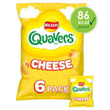 Walkers Quavers Cheese Multipack 6 x 16g