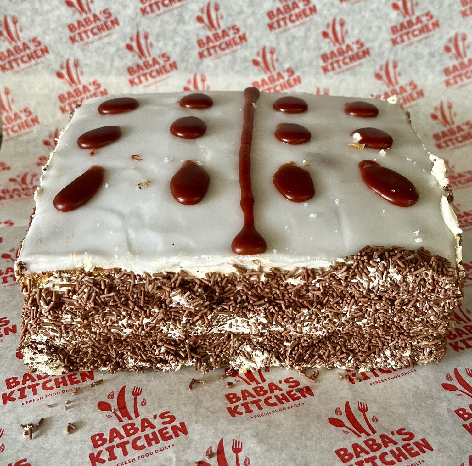 Sharing Domino Cake