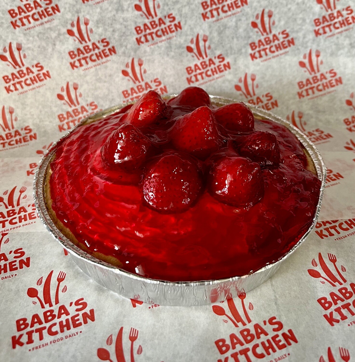 Sharing Strawberry Flan