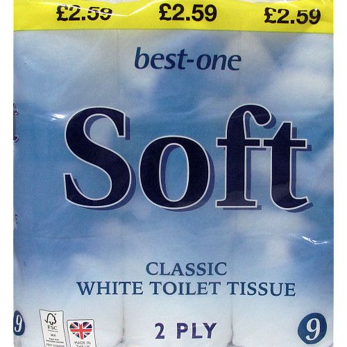 Bestin Soft Toilet Roll 9pk