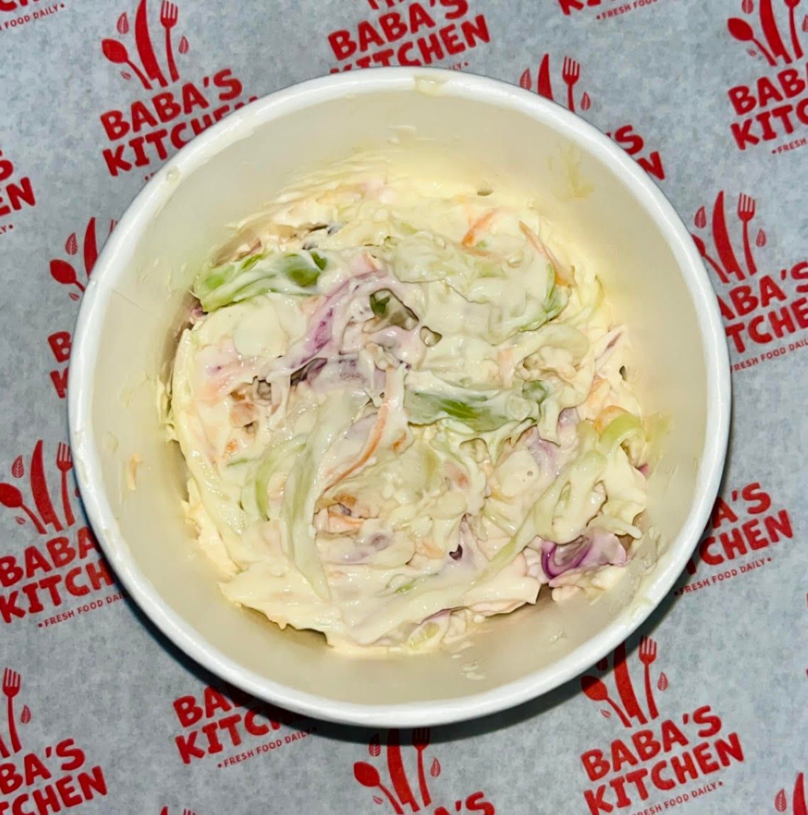 Baba&#39;s Kitchen Homemade Coleslaw