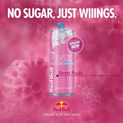 Red Bull (PINK Edition) Forest Fruits Sugar Free 250ml