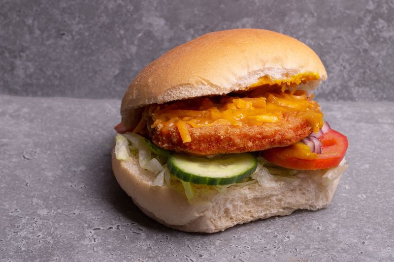 Chicken Burger &amp; Chips