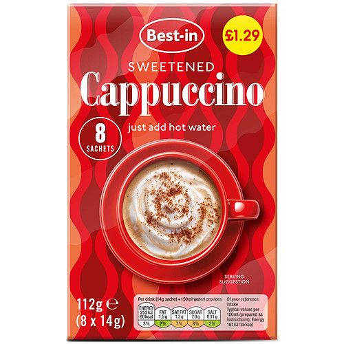 Bestin Cappucino Sachets 8pk