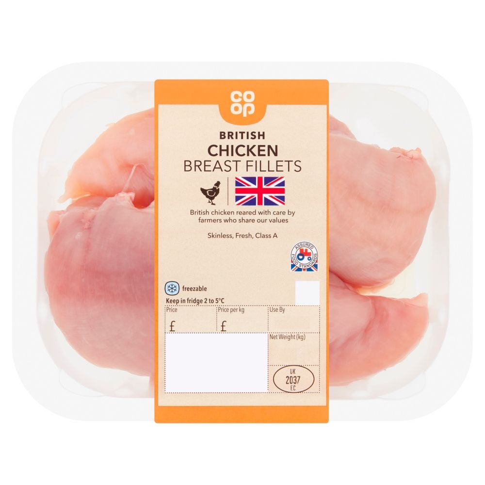 Coop British Chicken Fillets 2pk 300g