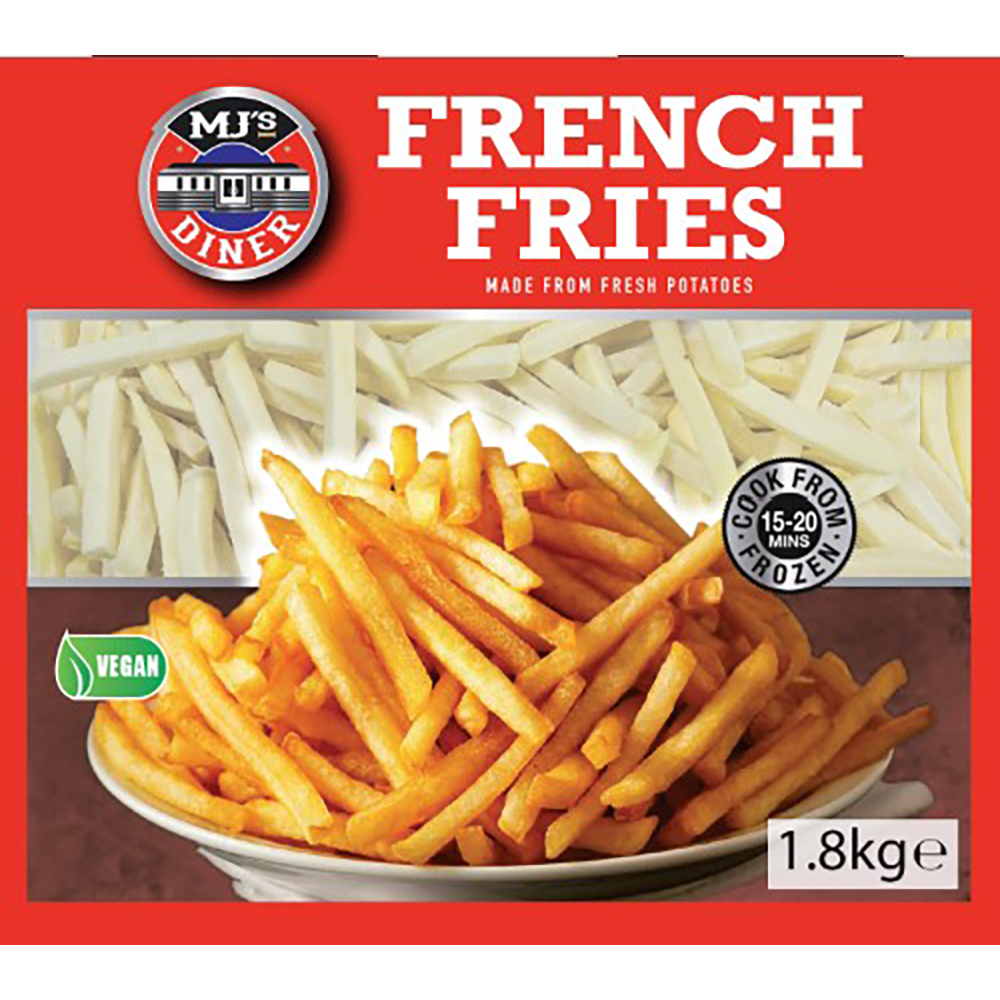 MJ&#39;s Air Fryer Meals French Fries 1.8kg