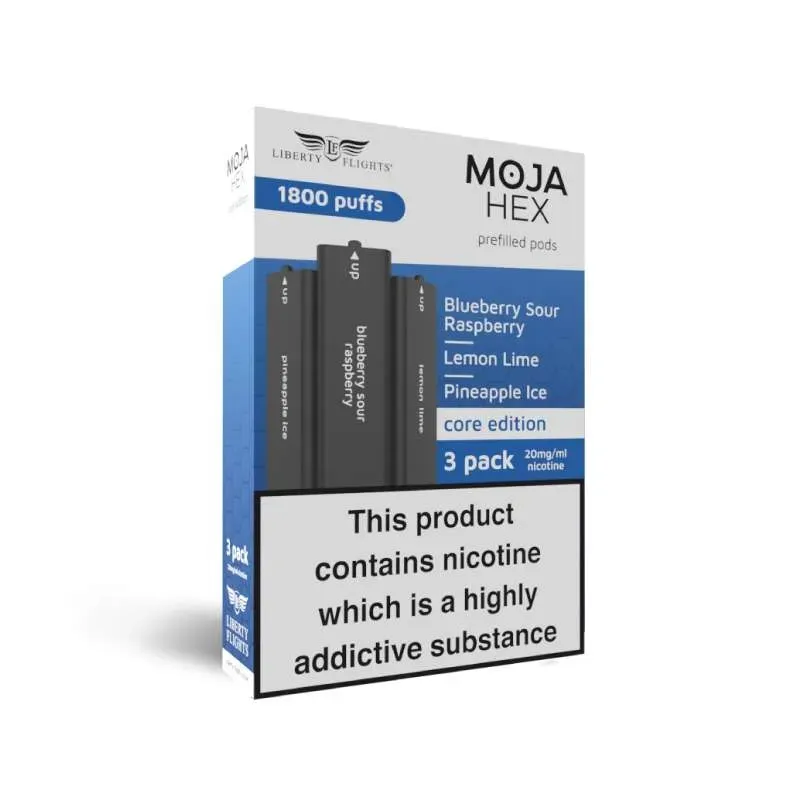 Moja Hex Pods Core 3pk (1800 Puffs)