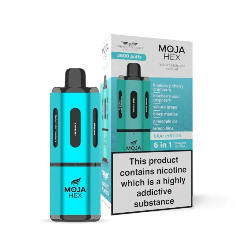 Moja Hex Kit Blue 3600 Puffs