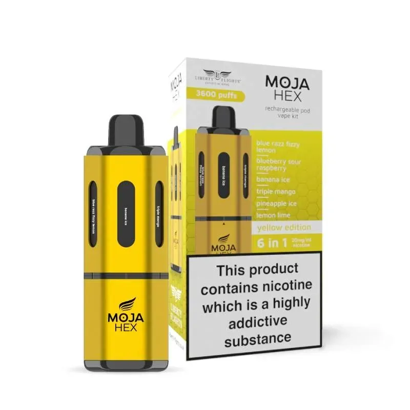 Moja Hex Kit Yellow 3600 Puffs