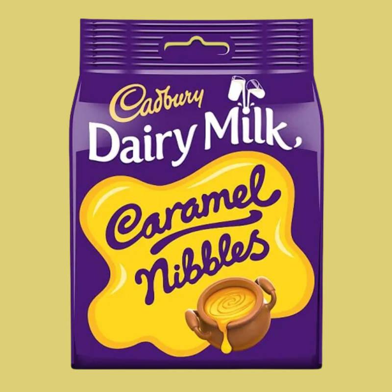 Cadbury Dairy Milk Caramel Nibbles Bag 95g