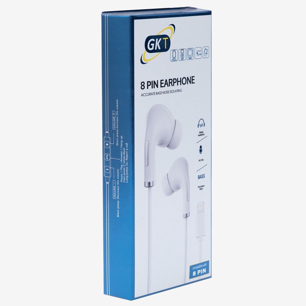 GKT Earphones 8 Pin (Lightning)