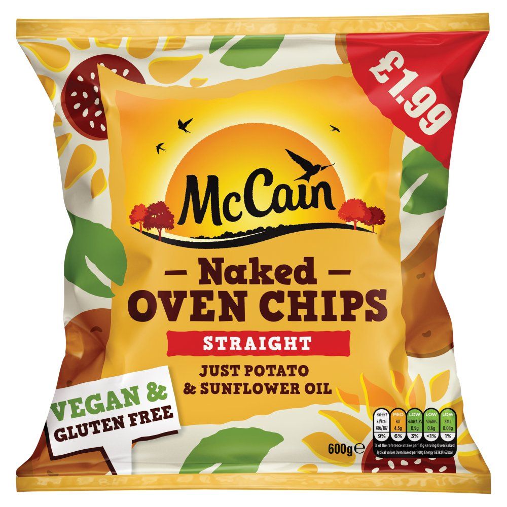 McCain Naked Oven Chips 600g