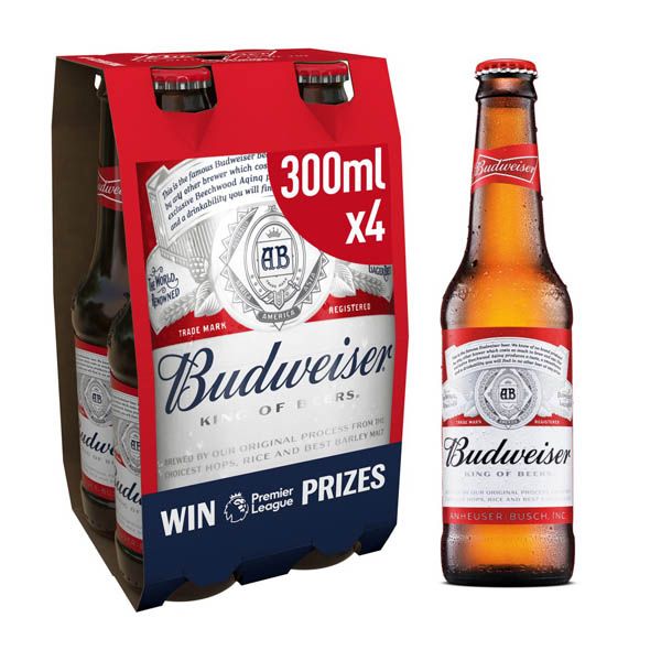 Budweiser 4 x 330ml