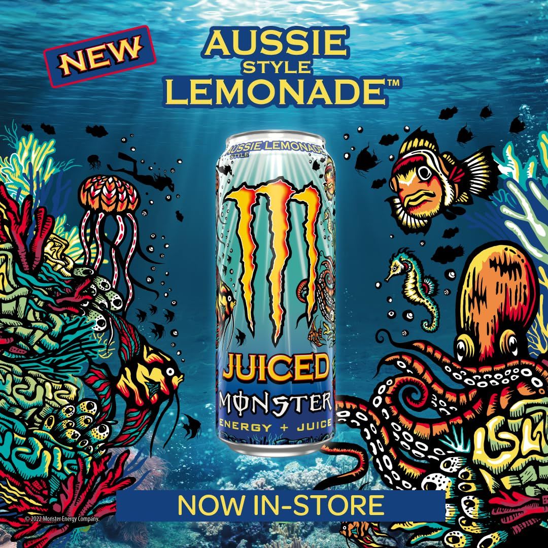 Monster Aussie Lemonade Energy Drink 500ml