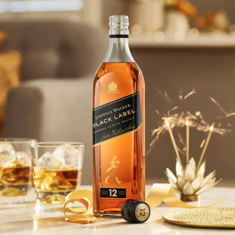 Johnnie Walker Black Label Scotch Whiskey 70cl