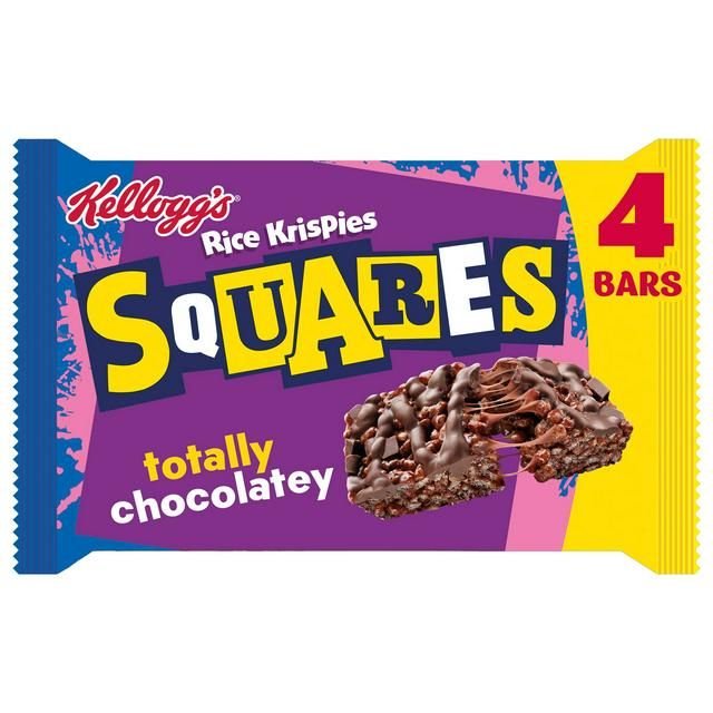 Kellogg&#39;s Rice Krispies Squares Delightfully Chocolatey 4pk