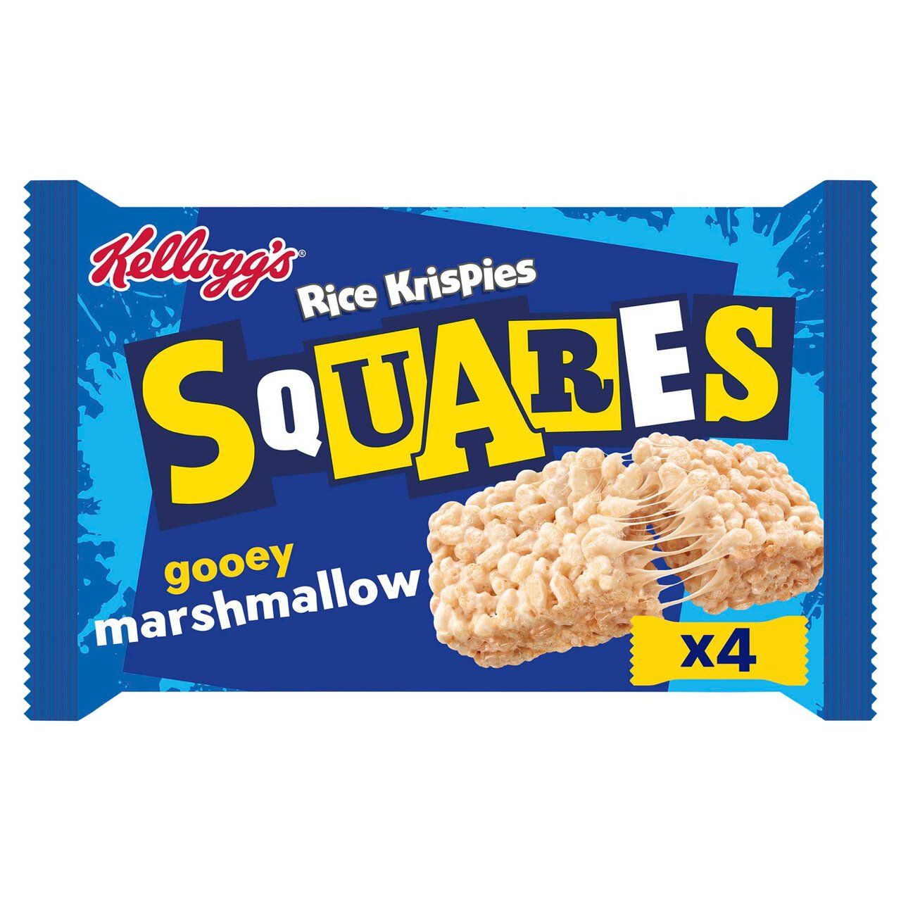 Kellogg&#39;s Rice Krispies Squares Gooey Marshmallow 4pk