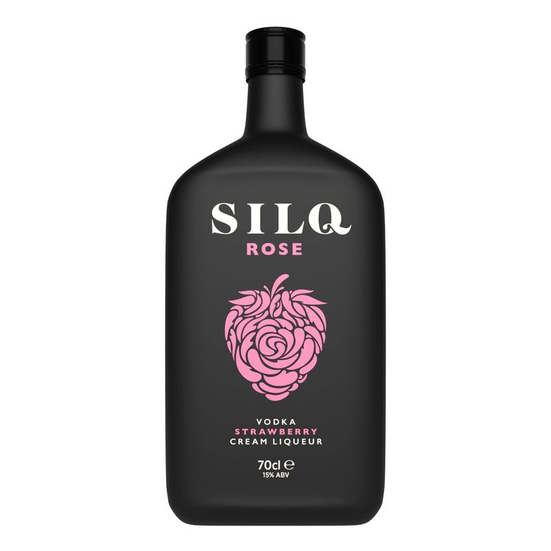 Silq Rose Strawberry Cream Liqueur 70cl