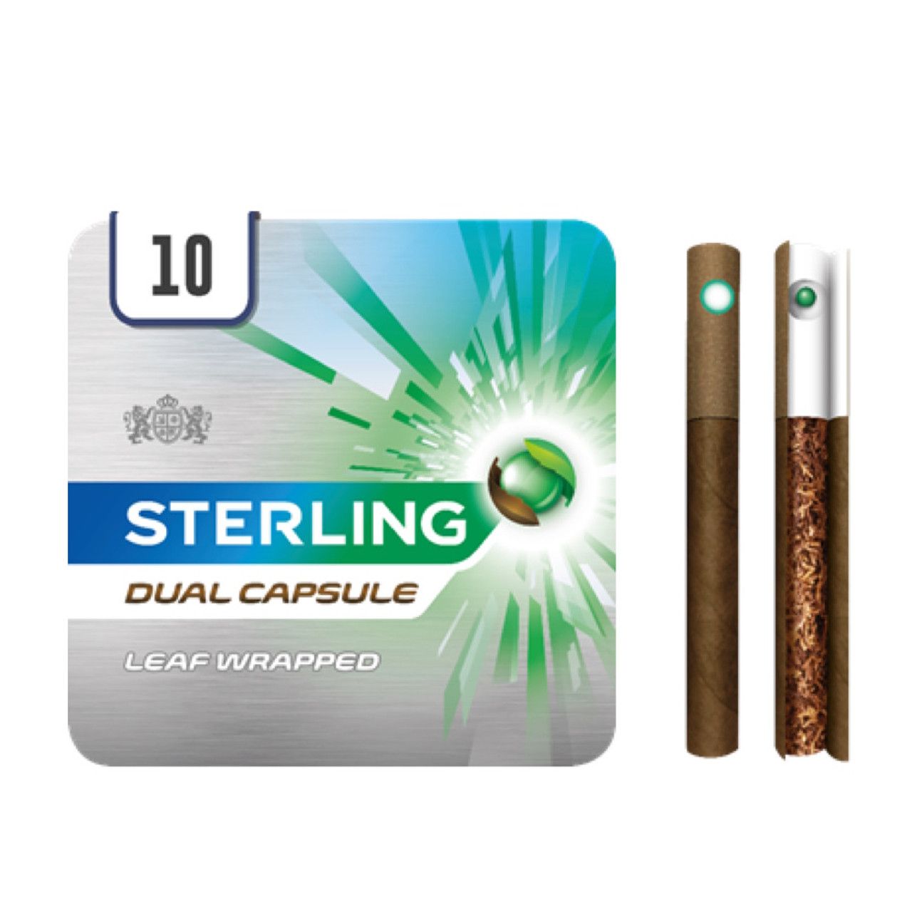 Sterling Dual Capsule Leaf Wrapped 10 Pack