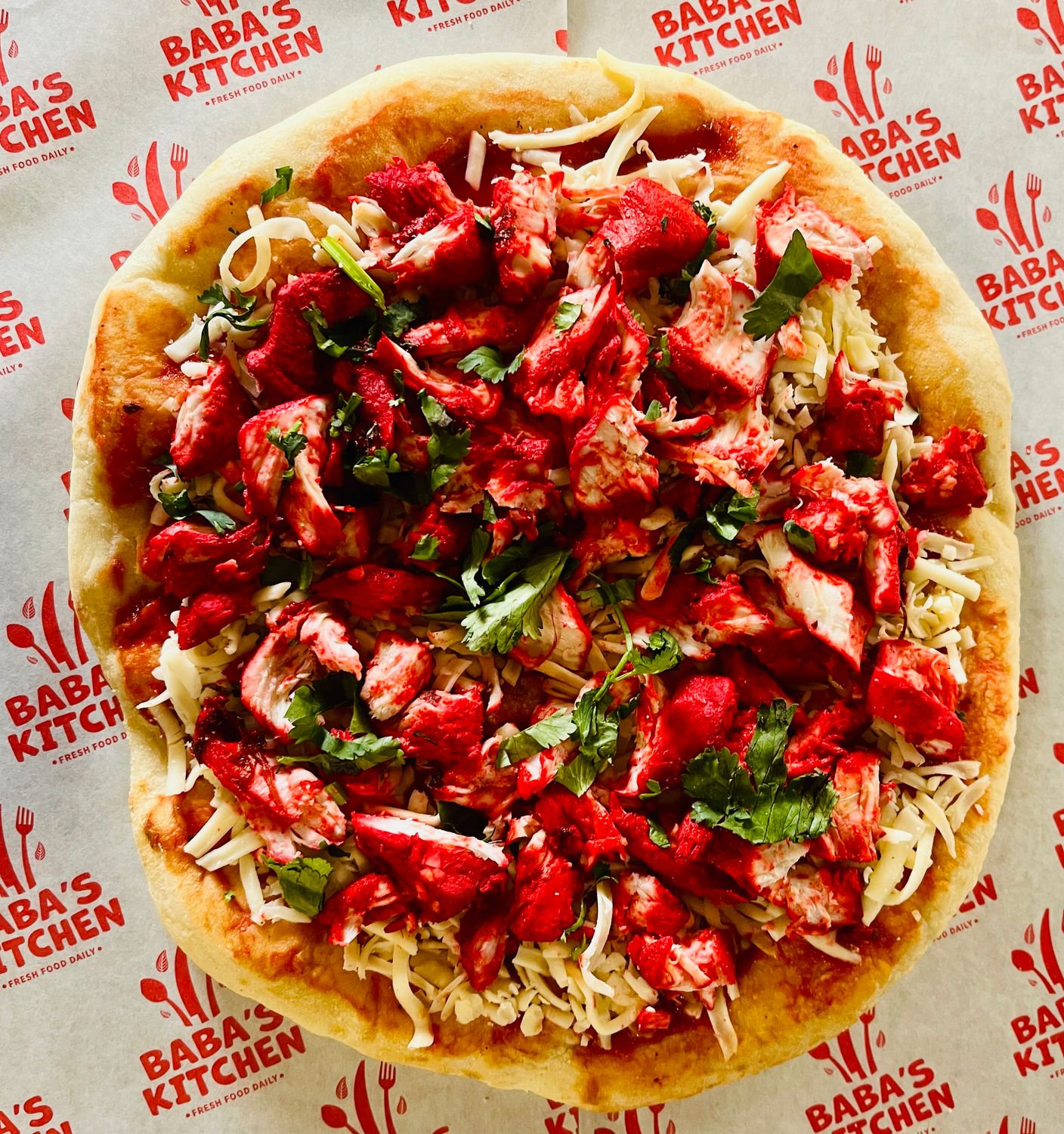 9&quot; Handmade Baba&#39;s Chicken Tikka Pizza