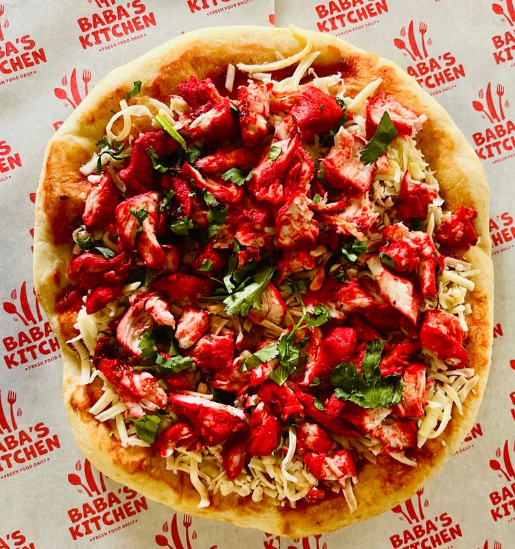 9&quot; Handmade Baba&#39;s Chicken Tikka Pizza