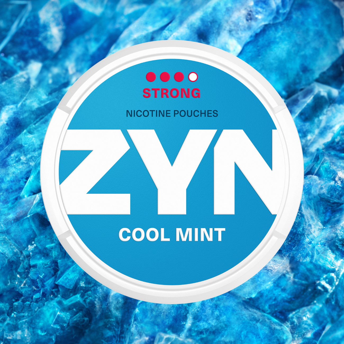 ZYN Nicotine Pouch Cool Mint Strong 20pk