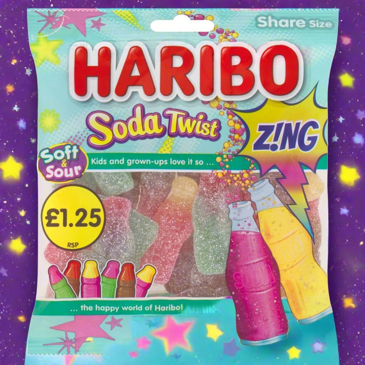 Haribo Soda Twist 140g
