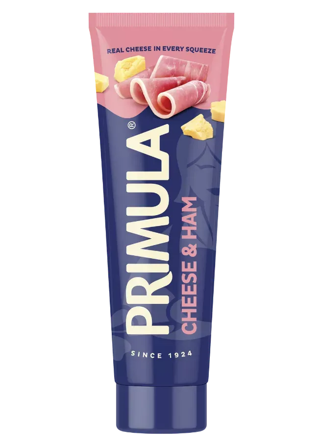 Primula Original Tubes Cheese &amp; Ham 140g