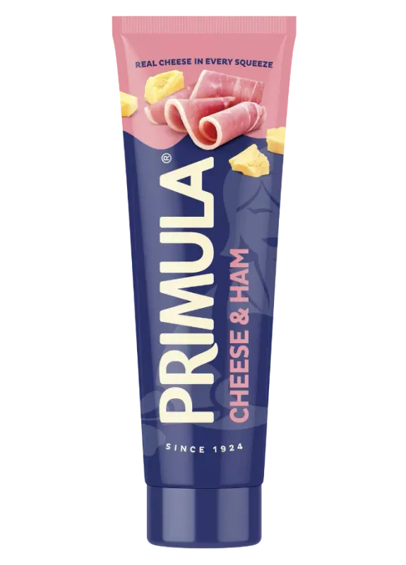 Primula Original Tubes Cheese &amp; Ham 140g