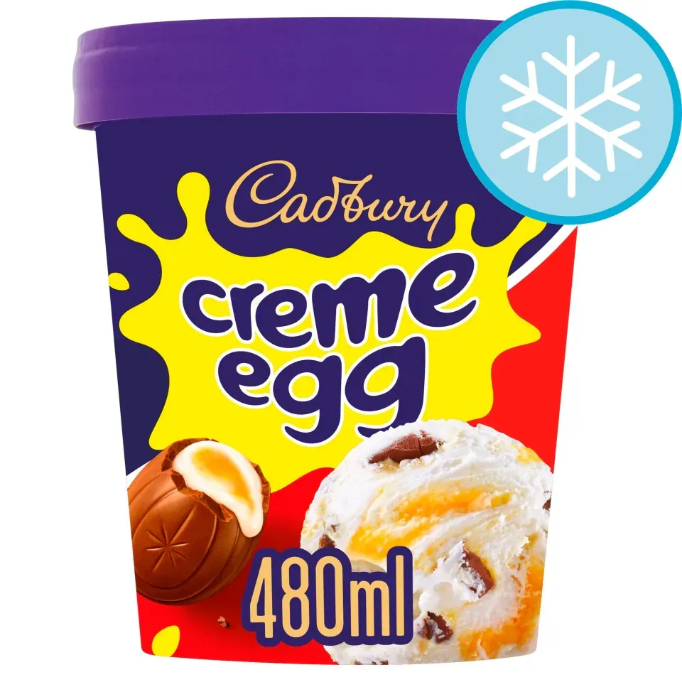 Cadbury Creme Egg Ice Cream Tub 480ml