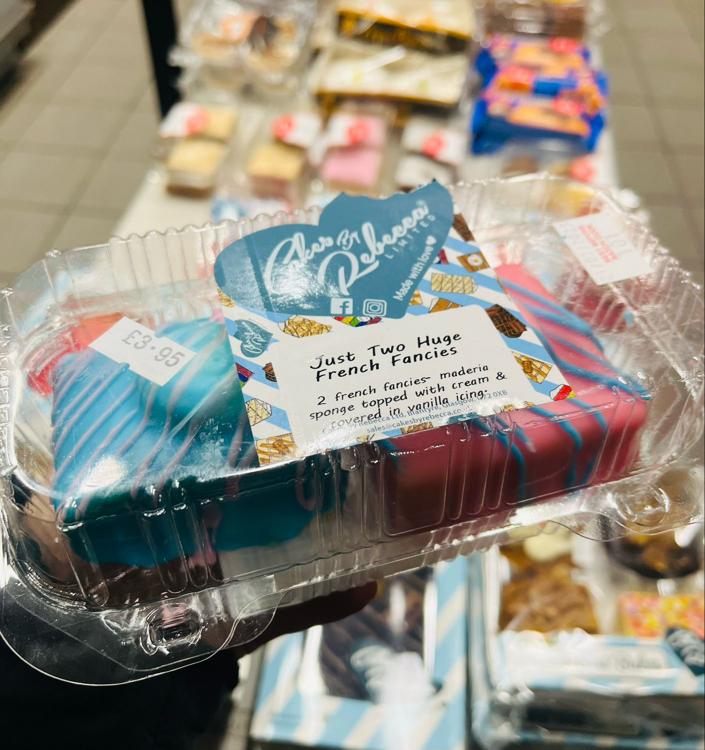 Cakes by Rebecca French Fancies 2pk