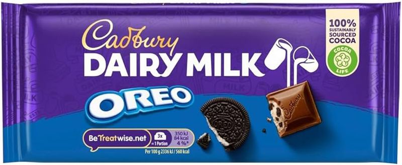 Cadbury Dairy Milk Oreo Chocolate Bar 95g