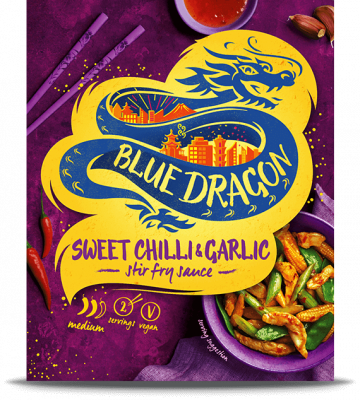 Blue Dragon Sweet Chilli &amp; Garlic Stir Fry Sauce 120ml