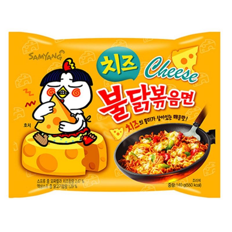 Buldak Cheese HOT Chicken Flavour Noodles 130g