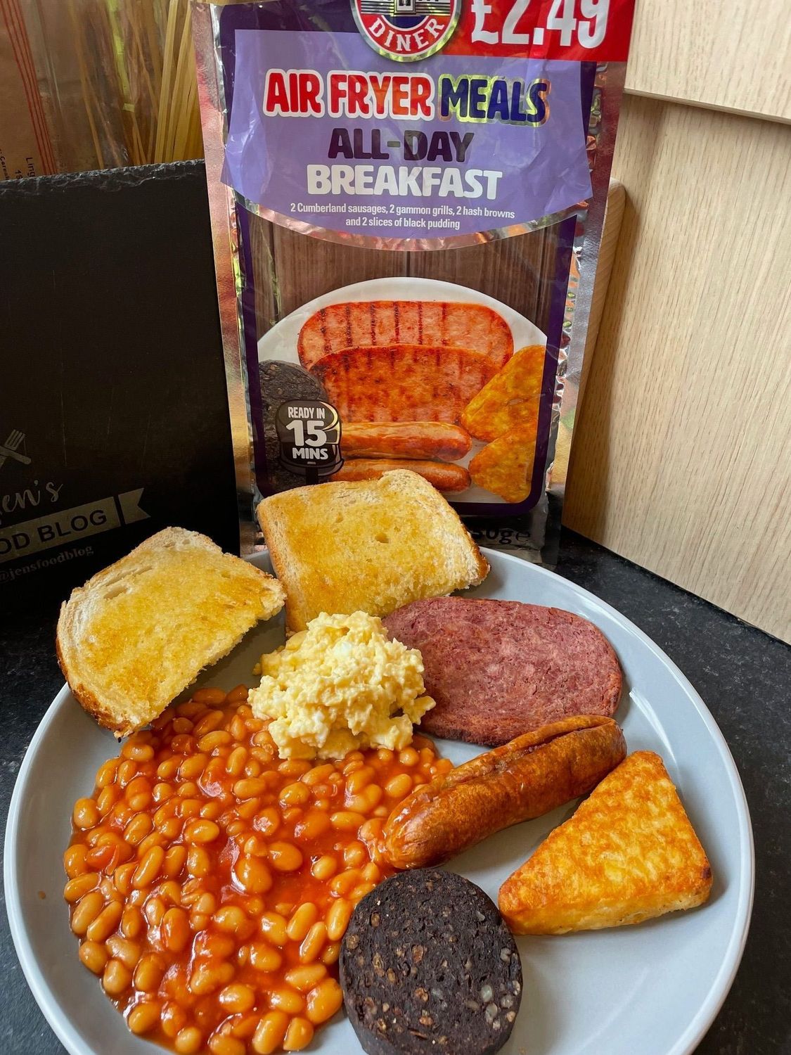 MJ&#39;s Air Fryer Meals All-Day Breakfast 450g