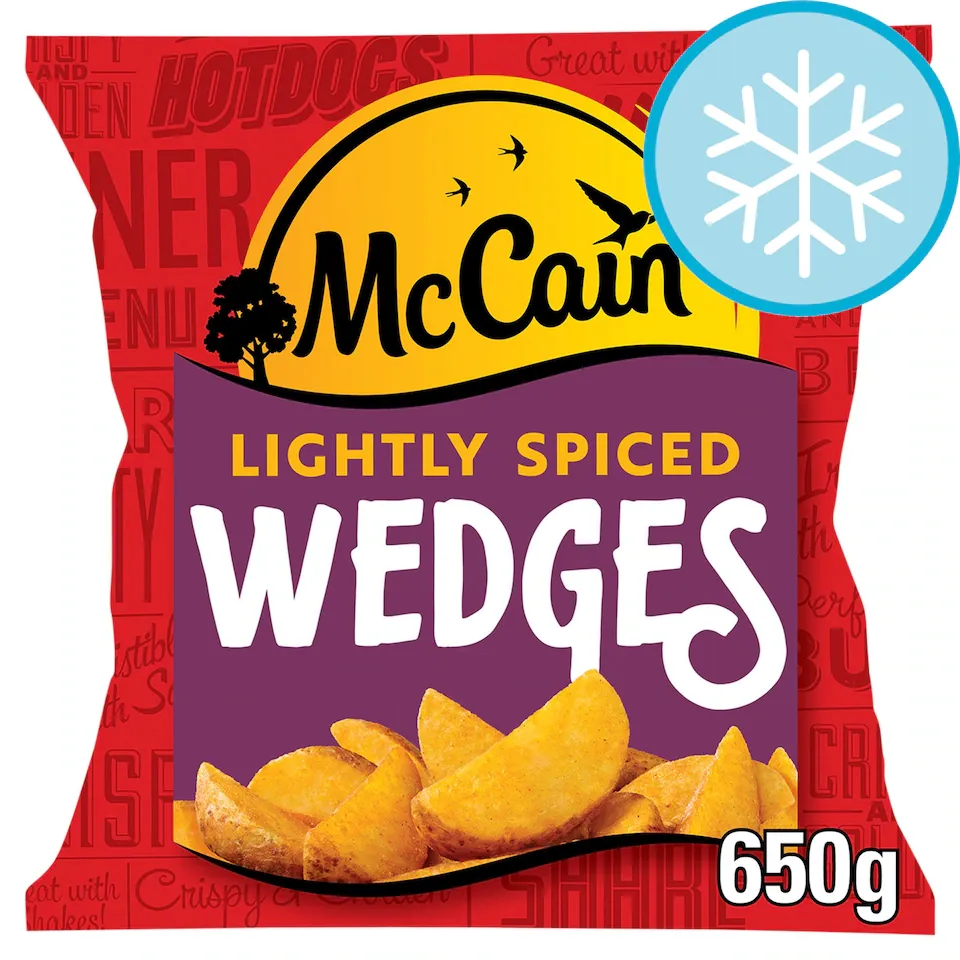 McCain Lightly Spiced Potato Wedges 650g