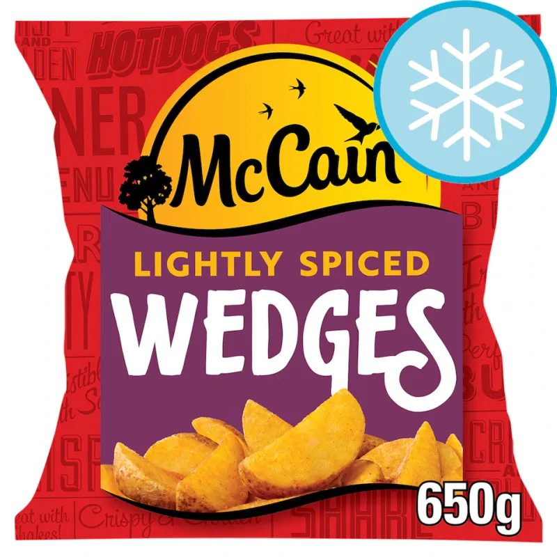 McCain Lightly Spiced Potato Wedges 650g