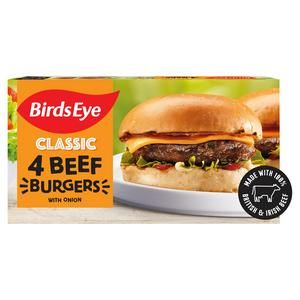 Birds Eye Classic Beef Burgers 4pk