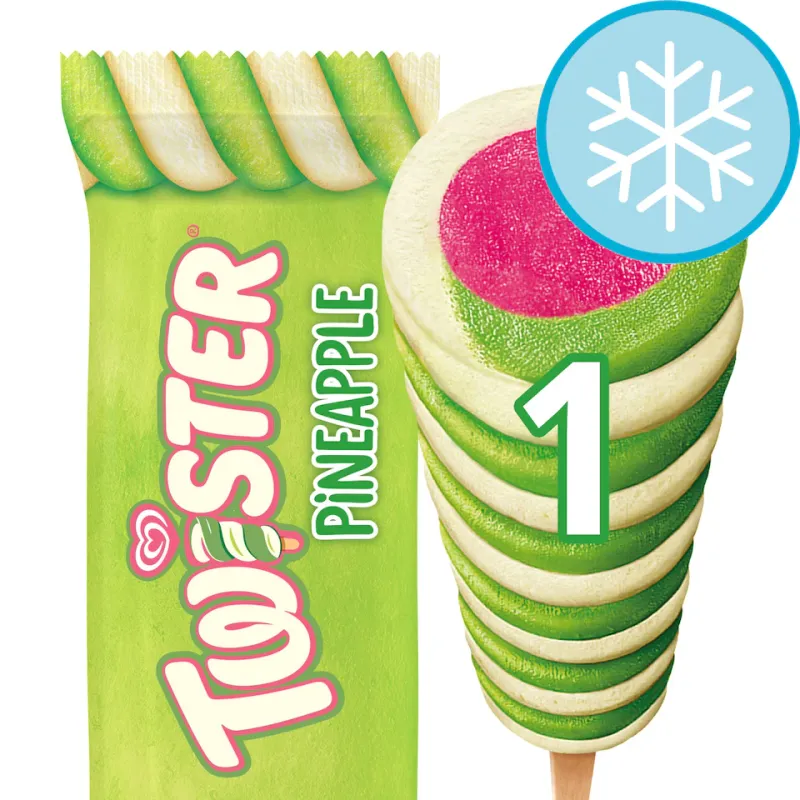 Walls Twister Pineapple Ice Lolly 80ml