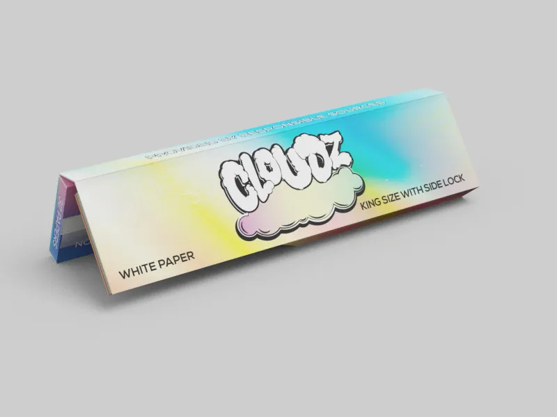 Cloudz King Size Skins White Paper