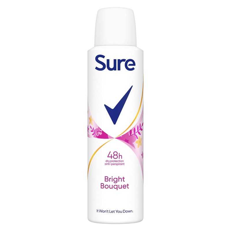 Sure Anti-Perspirant Aerosol Bright 150ml