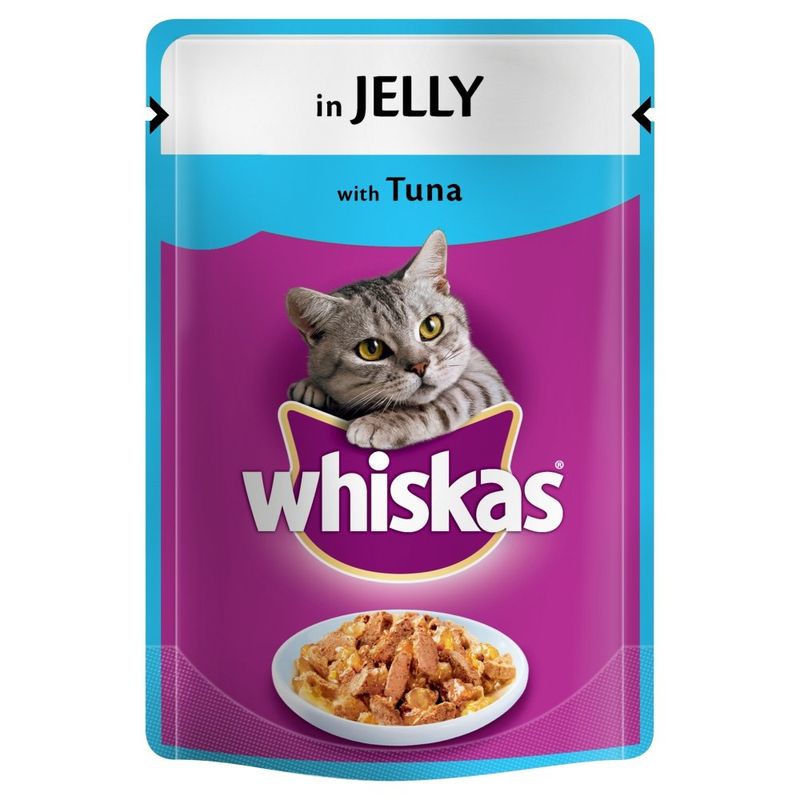 Whiskas 1+ Cat Pouch Tuna in Jelly 85g