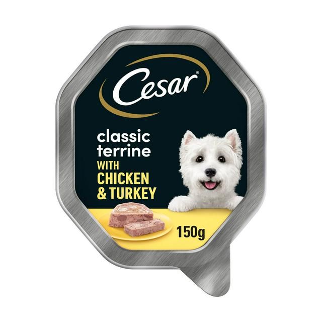 Cesar Country Stew Wet Dog Food with Tasty Chicken &amp; Turkey in Gravy 150g